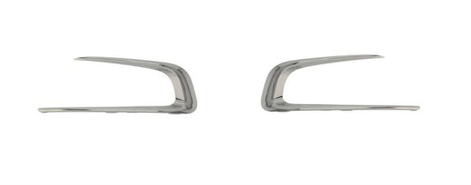 PEUGEOT 2008 2013 – 2016 FRONT BUMPER GRILLE CHROME MOULDING PAIR LEFT & RIGHT