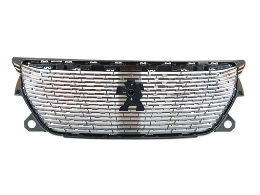 PEUGEOT 2008 2020 - 2023 FRONT BUMPER RADIATOR GRILLE WITH CHROME TRIMS NO BADGE