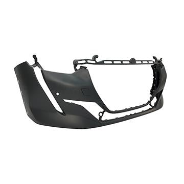 PEUGEOT 208 2020 – 2023 FRONT BUMPER PRIMED WITH 2 PARKING SENSORS OEM QUALITY
