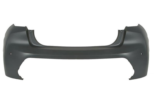 PEUGEOT 208 2023 ON REAR BUMPER UPPER PRIMED WITH PARKING SENSOR HOLES NEW