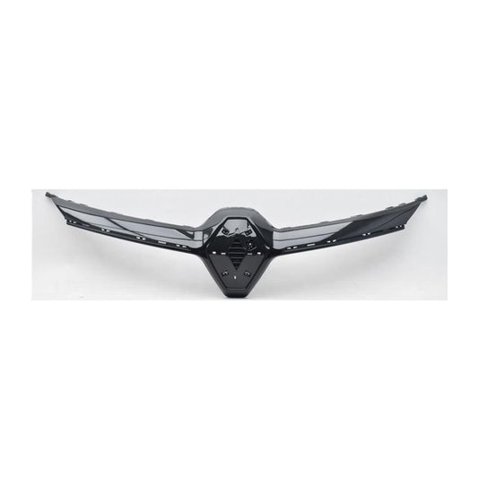 RENAULT CLIO 2019 – 2023 FRONT GRILLE MOULDING UPPER TRIM SHINY GLOSS BLACK