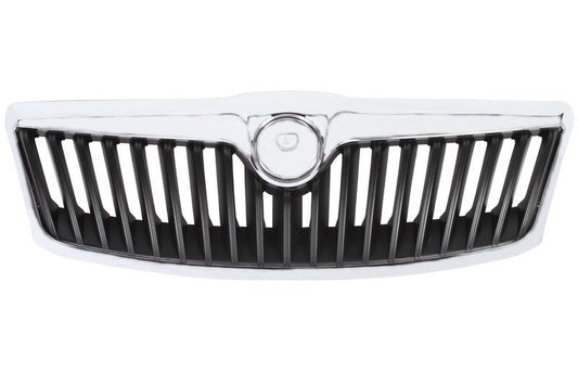 SKODA OCTAVIA 2009-2013 MAIN GRILLE COMPLETE FRONT WITH CHROME MOULDING NEW