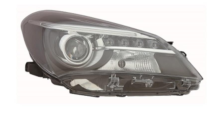 TOYOTA YARIS 2014 - 2018 HEADLIGHT HEADLAMP RIGHT DRIVER SIDE WITH LED DRL NEW