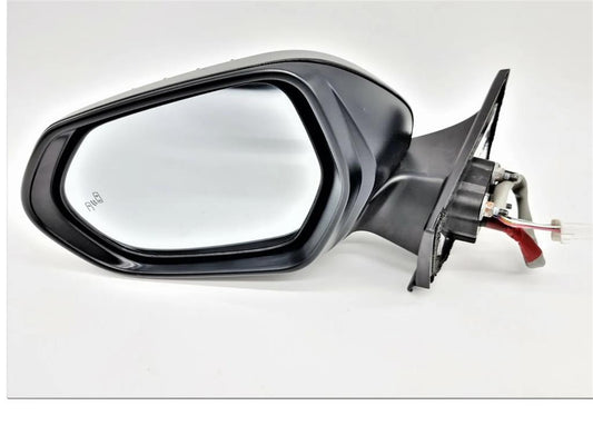 TOYOTA PRIUS 2016 – 2023 DOOR MIRROR GLOSSY BLACK HEATED POWERFOLDING LEFT SIDE