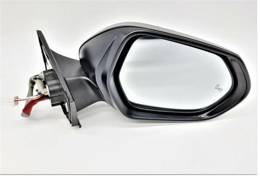 TOYOTA PRIUS 2016 – 2023 DOOR MIRROR GLOSSY BLACK HEATED POWERFOLDING RIGHT SIDE