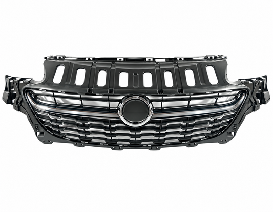 VAUXHALL CORSA E 2015 - 2019 MAIN GRILLE WITH CHROME RADIATOR TOP BADGE GRILLE