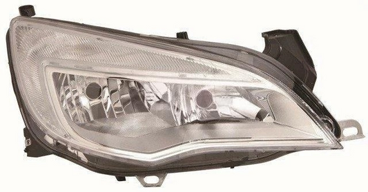 VAUXHALL ASTRA J 2009-2012 CHROME HEADLIGHT HEADLAMP DRIVER SIDE RIGHT O/S