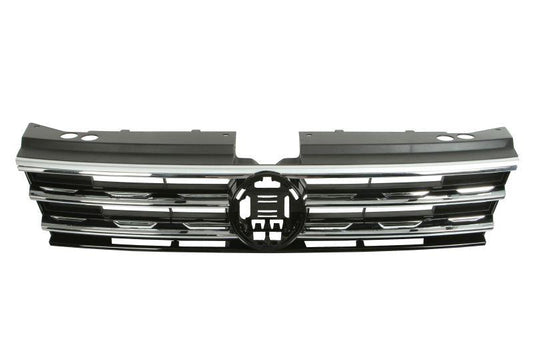 VW TIGUAN 2016 - 2020 GRILLE WITH CHROME NO RLINE NO BADGE RADIATOR MAIN GRILLE