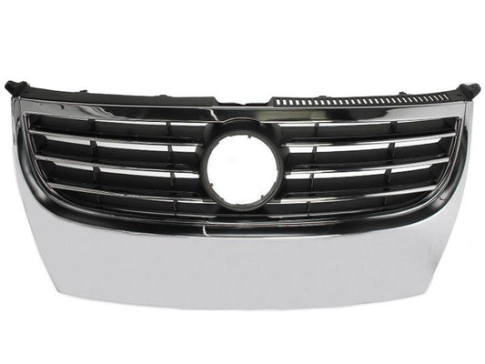 VW TOURAN 2007 - 2010 FRONT MAIN GRILLE CHROME & BLACK NO BADGE NEW
