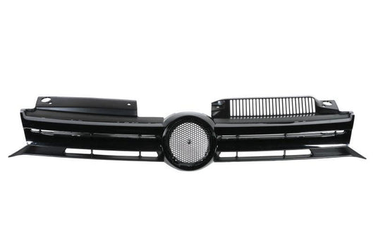 VOLKSWAGEN GOLF MK6 FRONT GRILLE BLACK NO CHROME 2009 - 2013