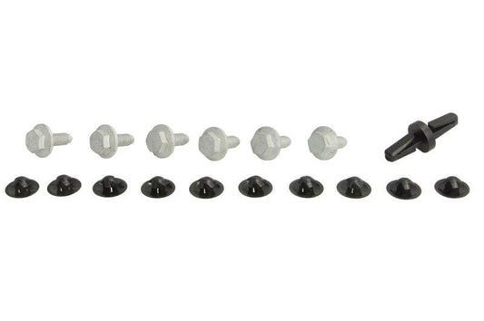 VW TRANSPORTER 2003 - 2015 UNDERTRAY UNDER ENGINE COVER CLIPS BLOTS FIXING KIT