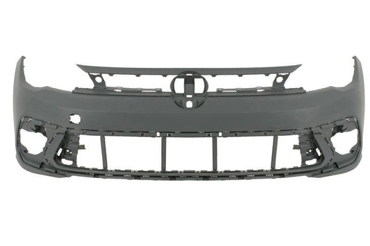VW POLO 2021 ONWARDS FRONT BUMPER PRIMED NO PARKING SENSORS NOT R LINE MODELS