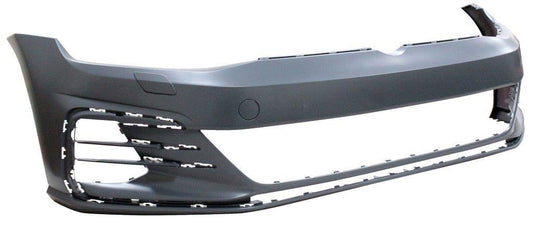VW GOLF GTI GTD MK7.5 2017 - 2020 FRONT BUMPER WITH WASHER HOLE NO SENSOR HOLE