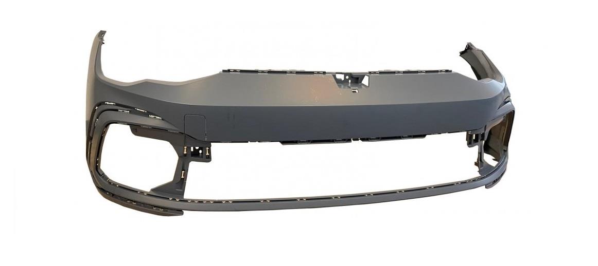 VW GOLF R MK8 2020 ON FRONT BUMPER R LINE MODEL PRIMED NO PARKING SENSORS