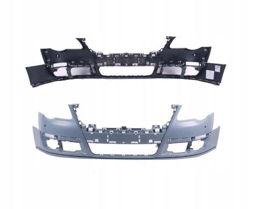 VW PASSAT B6 2005 -2009 FRONT BUMPER BRAND PRIMED WITH PARKING SENSOR HOLES