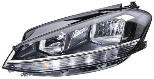 VW GOLF MK 7.5 2017 - 2019 HEADLIGHT LEFT PASSENGERS LED DRL HALOGEN LAMP HELLA