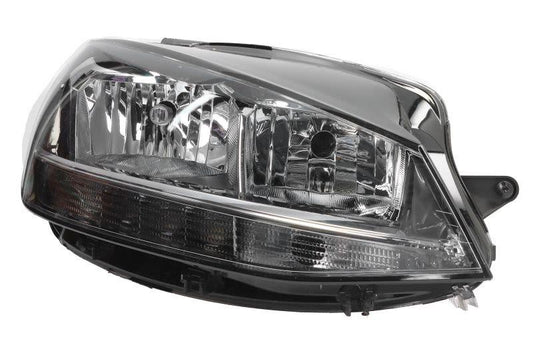 VW GOLF MK 7.5 2017 - 2019 HEADLIGHT RIGHT DRIVERS LED DRL HALOGEN LAMP FRONT