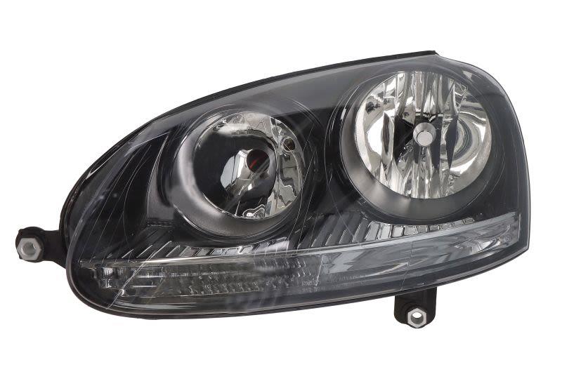 VW GOLF MK5 2004 - 2009 GTI BLACK HEADLAMP HEADLIGHT N/S LEFT PASSENGERS SIDE
