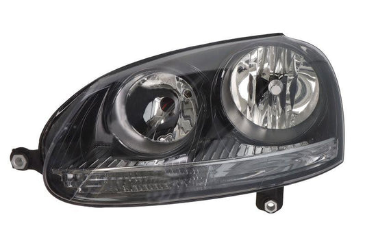 VW GOLF MK5 2004 - 2009 GTI BLACK HEADLAMP HEADLIGHT N/S LEFT PASSENGERS SIDE