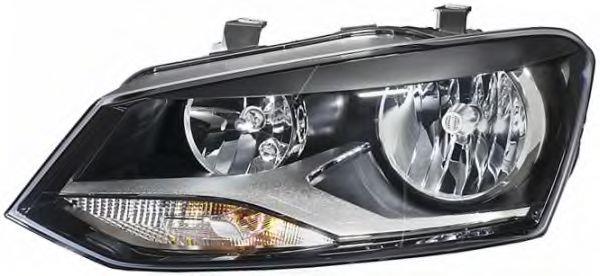 VOLKSWAGEN POLO 2009 ON HEADLIGHT HEADLAMP TWIN TYPE RH RIGHT O/S DRIVER SIDE
