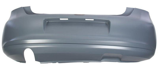 VOLKSWAGEN POLO 6R 2009 – 2014 REAR BUMPER WITH EXHAUST CUT OUT NO PDC HOLES NEW