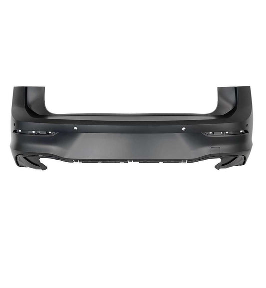 VW GOLF MK8 2020 - 2024 REAR BUMPER WITH 6 PARKINS SENSOR HOLES NOT GTI MODEL