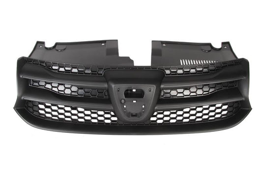 DACIA SANDERO STEPWAY 2013–2017 FRONT BUMPER UPPER CENTRE RADIATOR GRILLE BLACK