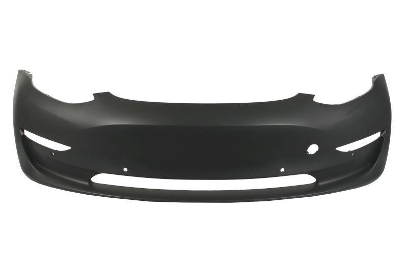 TESLA MODEL 3 2019 – 2024 FRONT BUMPER PRIMED WITH 4 PARKING SENSOR HOLES