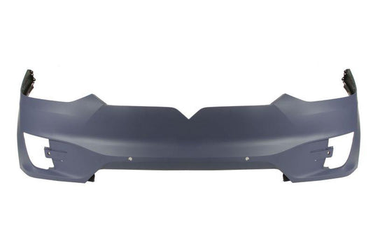 TESLA MODEL X 2015 – 2021 FRONT BUMPER PRIMED WITH PARKING SENSOR HOLES NEW