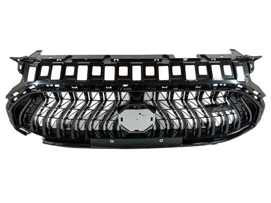 MG HS 2023 - 2024 FRONT RADIATOR GRILLE BLACK TROPHY MODELS WITH CAMERA HOLE