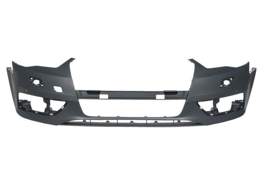 AUDI A3 2012 -2016 FRONT BUMPER WITH WASHER JET & PARKING SENSORS HOLES PRIMED