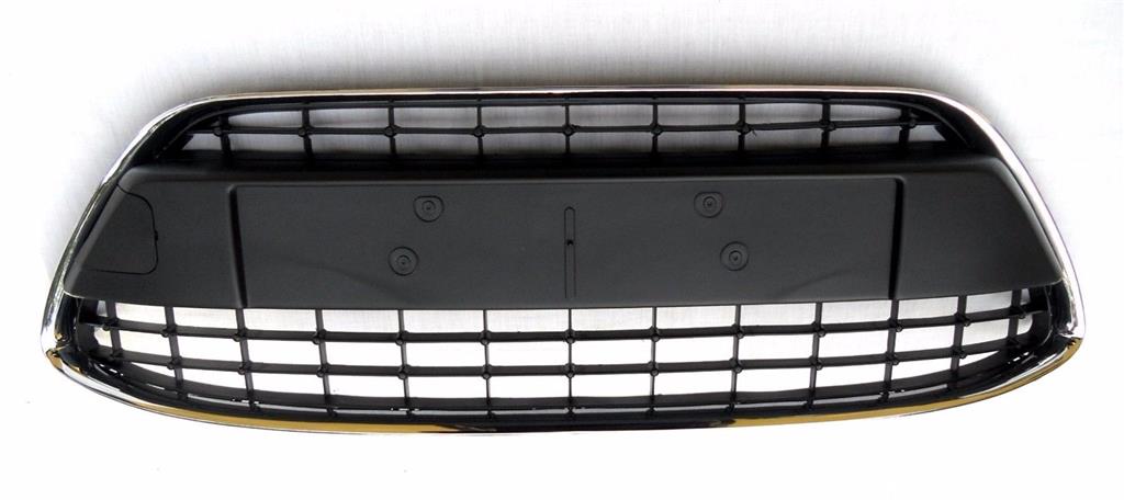 FORD FIESTA MK7 2008 - 2012 FRONT BUMPER GRILLE WITH CHROME AND BLACK CENTRE