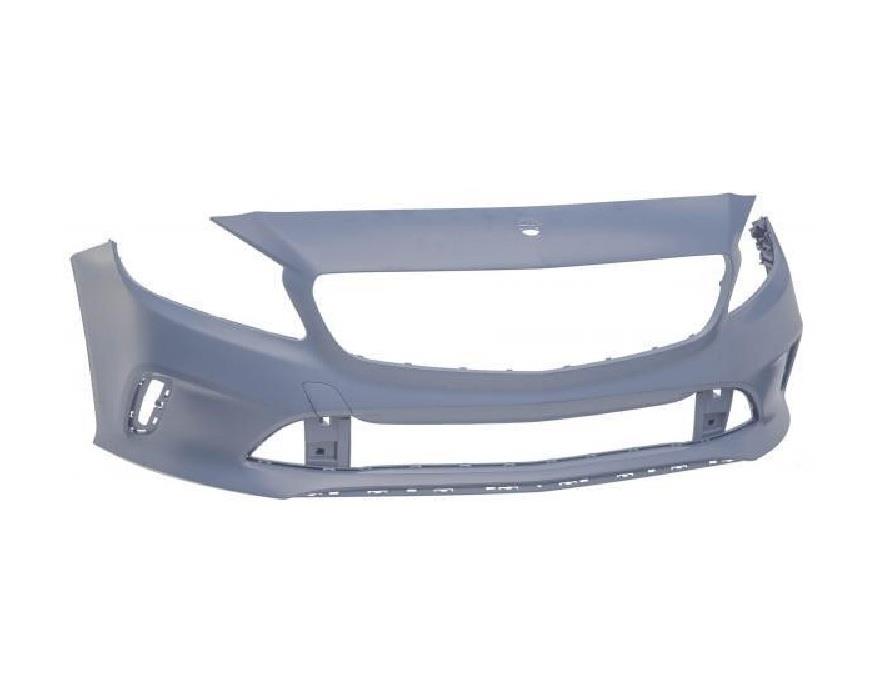 A CLASS W176 2015 – 2018 FRONT BUMPER NO PARKING SENSORS HOLES OEM QUALITY