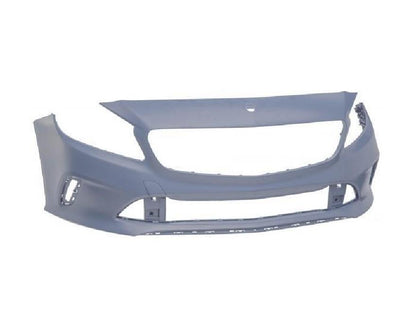 A CLASS W176 2015 – 2018 FRONT BUMPER NO PARKING SENSORS HOLES OEM QUALITY