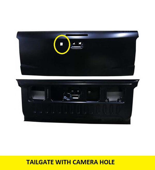 FIAT FULLBACK 2015 - 2019 TAILGATE BOOT WITH CAMERA & BRAKE LIGHT HOLE 6724A188