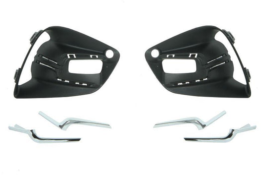 RENAULT CLIO 2019 ON FRONT BUMPER FOG GRILLE WITH CHROME BOTH SIDE LEFT RIGHT