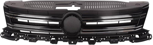 VW TIGUAN 2011 - 2016 FRONT UPPER RADIATOR GRILLE WITH CHROME MOULDINGS NEW